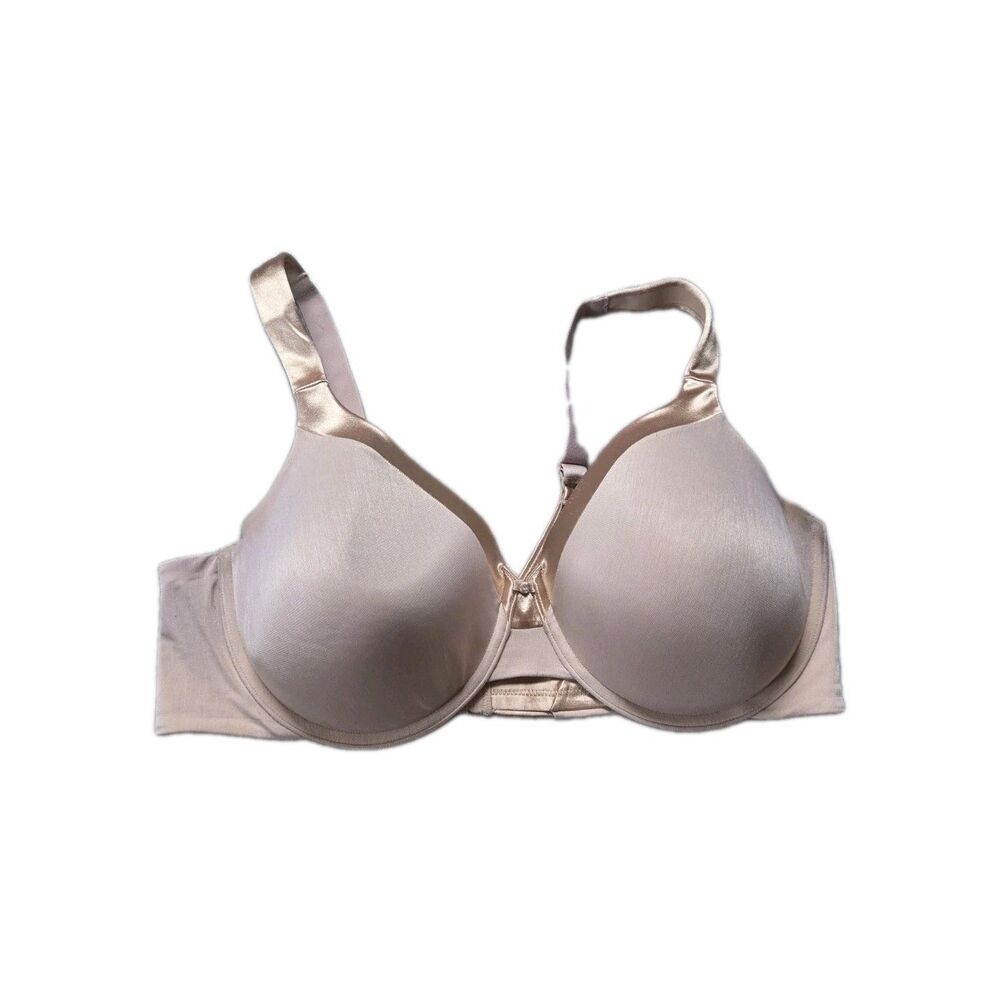 Vanity Fair Beige Nude Full Coverage Underwire Bra Style 76338 Size 42D EUC